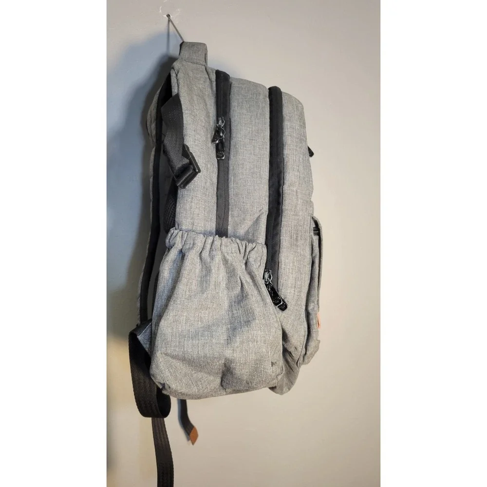 Hap Tim Multifunction Large Baby Diaper Bag Backpack With Changing Pad Dark Gray